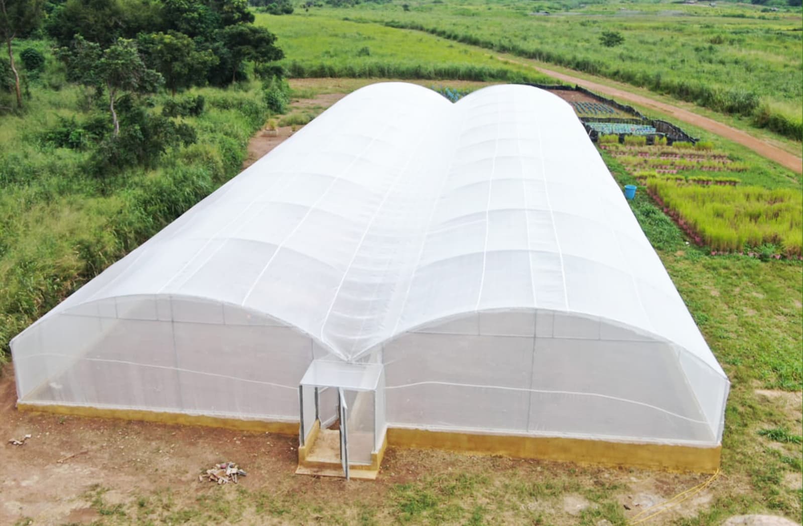 Serre agricole à Bouaké